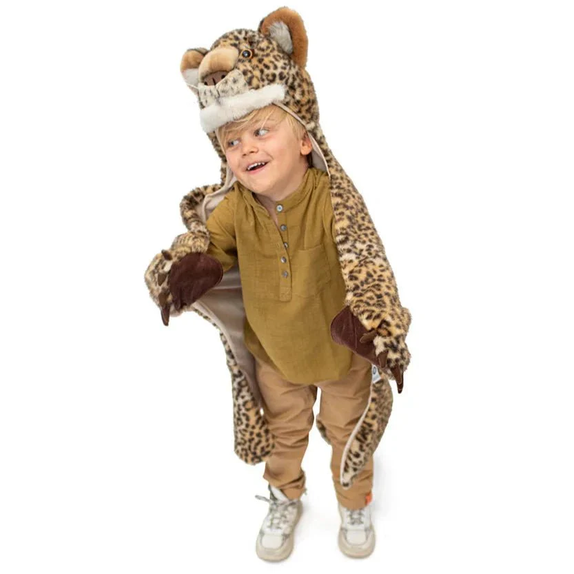 Pluche verkleedcape - Leopard - Image 3