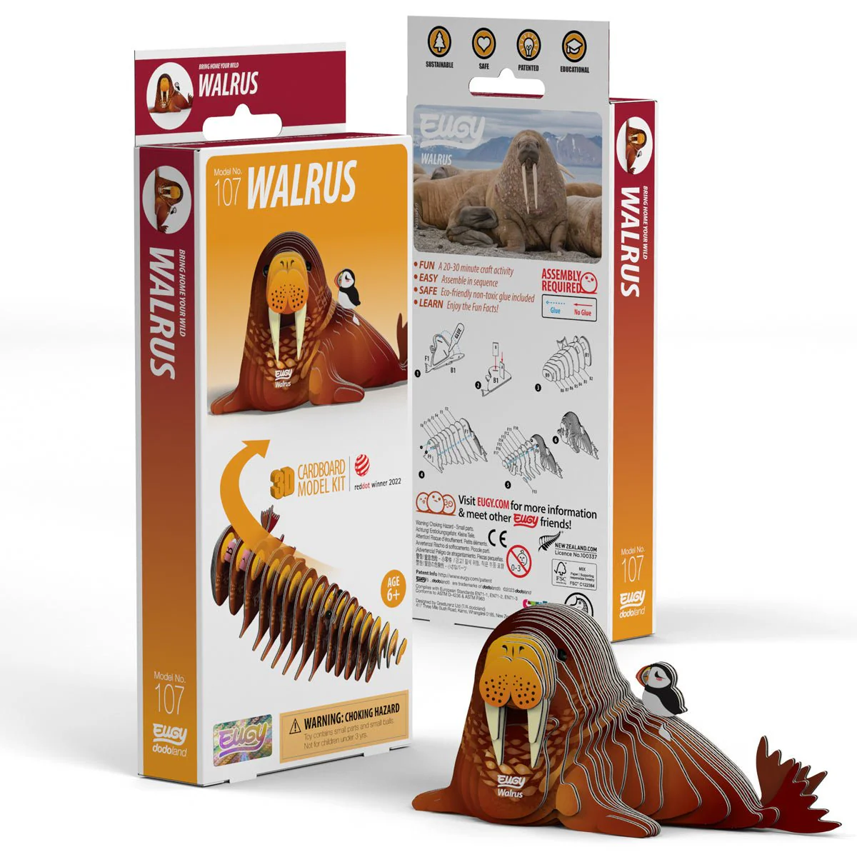 3D puzzel - Zeedier Walrus - Image 4
