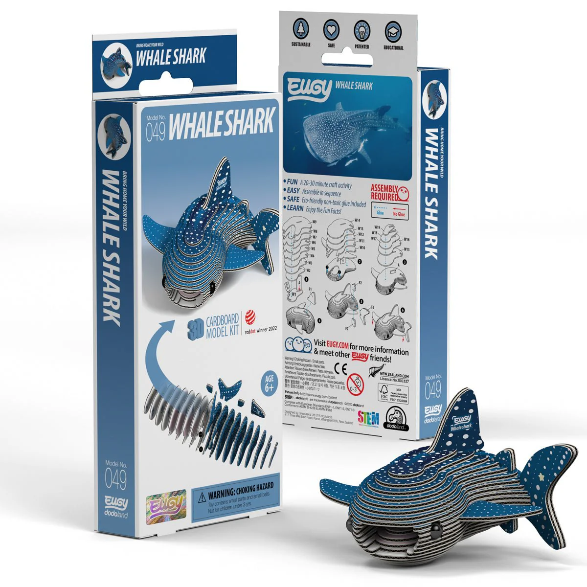 3D puzzel Zeedier Walvishaai - Image 3