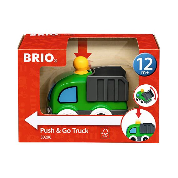 Zelfrijdende Speelgoedvrachtwagen - Push & Go Truck - Image 2
