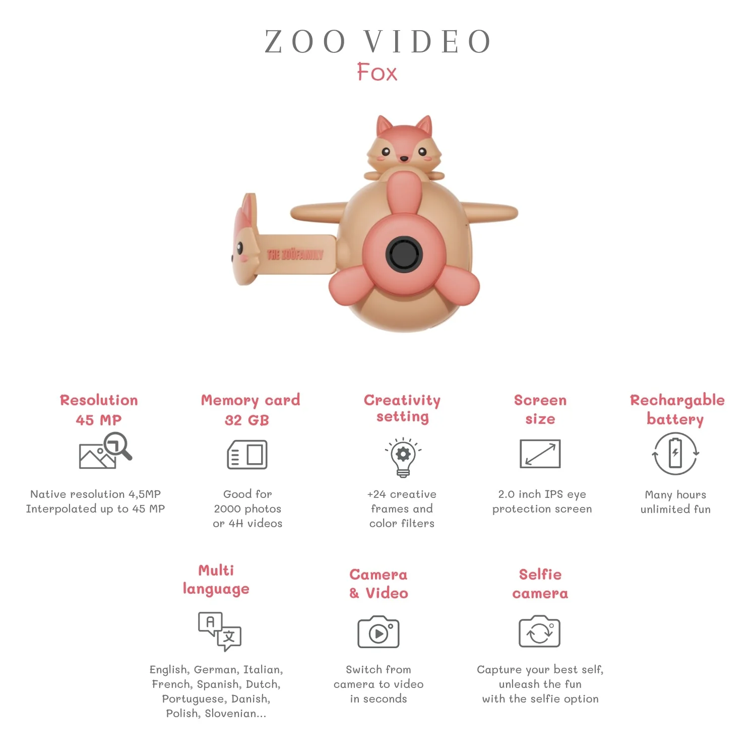 Digitale videocamera - Zoo Video Fox - Image 5